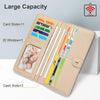 Wallet Women Ultra Slim Thin Leather Womens Wallet RFID Blocking Credit Card Holder Bifold Clutch Long Ladies Billfold