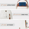 Small Sling Bag for Women Leather Crossbody Bags Fanny Pack Chest Bag for Travel