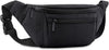 Fanny Pack for Men Women,Crossbody Waist Bag Pack,Belt Bag for Travel Walking Running Hiking Cycling,Easy Carry Any Phone,Wallet (Black)