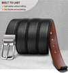 Men'S Belt,Reversible Belt 1.25" for Gift Mens Casual Golf Dress Pants Shirts,One Reverse for 2 Sides