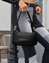 Shoulder Bag for Women Retro Vegan Leather Classic Clutch Tote Handbags Purses with Zipper Closure