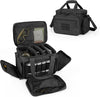 Tactical Gun Range Bag for 4 Handguns, Pistol Shooting Range Bag with 6X Magazine Slots and Extra Pockets for Ammo and Essentials