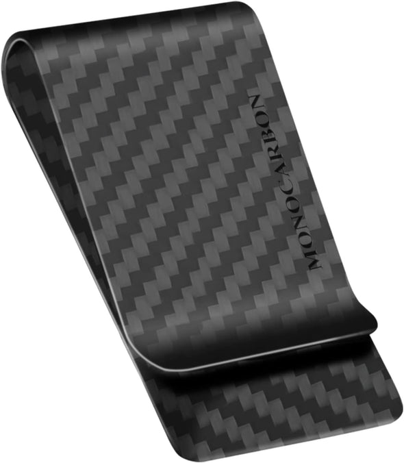 Carbon-Fiber-Money-Clip-For-Men, Minimalist-Money-Holder for Cash, High Elastic Carbon-Fiber-Wallet, Slim and Durable