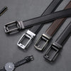 Men'S Leather Dress Casual Belt 1 3/8" Automatic Adjustable Click Buckle Belts with Gift Box