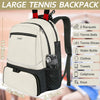 Tennis Bag Tennis Backpack for Women Men 2 Rackets with Insulated Pocket Ventilated Shoe Compartment