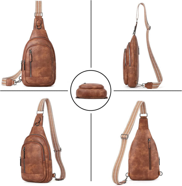 Crossbody Bags for Women Cross Body Bag for Woman Sling Bag for Women Crossbody Bag Leather Sling Backpack Travel