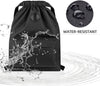 Drawstring Backpack Water Resistant String Bag Sports Gym Sack with Side Pocket for Men Women