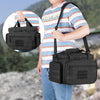 Tactical Gun Range Bag for 4 Handguns, Pistol Shooting Range Bag with 6X Magazine Slots and Extra Pockets for Ammo and Essentials