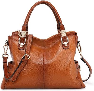 Soft Women Genuine Leather Purses and Handbags Satchel Tote Shoulder Bag