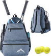 Outdoors Tennis Backpack Tennis Bag - Large Storage Holds 2-3 Rackets and Necessities with Tennis,Pickleball,Racketball,Suitble for Women,Men and Teenagers