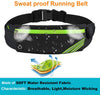 Slim Running Belt Fanny Pack,Waist Pack Bag for Hiking Cycling Workout,Reflective Runners Belt Jogging Pocket Belt,Travelling Money Phone Holder for Running