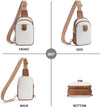 Small Sling Bag Crossbody Bags for Women Trendy Crossbody Purse Leather Chest Bag