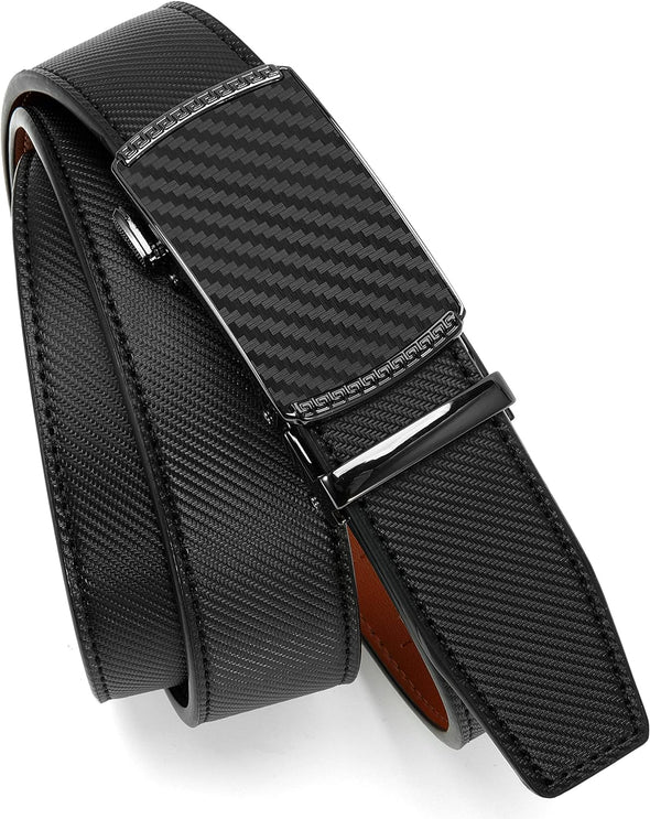 Leather Ratchet Belt Men - Customizable Fit, Effortless Style (35Mm)