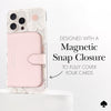 Morgan Magnetic Phone Wallet/Card Holder - Compatible with Magsafe Phones and Cases - Chalk Pink