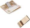 Small Men'S Slim Money Clip Stainless Steel Credit Business Card Holder Pocket Cash Wallet