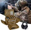 Tactical Gun Range Bag for 4 Handguns, Pistol Shooting Range Bag with 6X Magazine Slots and Extra Pockets for Ammo and Essentials