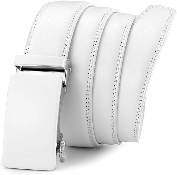 Men'S Belt,Ratchet Dress Belt with Automatic Buckle Brown/Black-Trim to Fit-35Mm Wide