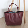 Oversize Pu Leather Tote Women Weekender Bag Shopper Handbag Travel Purse