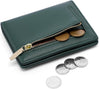 Small Women Wallet RFID Blocking Bifold Pocket Wallet Slim Compact Ladies Purse Mini Wallets for Women (Dark Green)