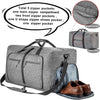 Travel Duffle Bag for Men, 65L 85L 115L Foldable Travel Duffel Bag with Shoes Compartment Overnight Bag for Men Women