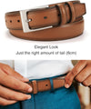 Mens Belts Leather - Belts for Men 1 1/8" Mens Dress Belt - Perfect Companion to Mens Shoes