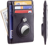 Slim Minimalist Front Pocket Wallet with Built-In Case Holder for Airtag