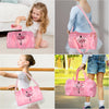 New in 2024 Cute Backpack Ballet Bag Kits Tutu Dress Dance Bag, Girls Personalized Waterproof Bag Ballerina Duffle Bag with Key Chain Cute Plush Hanging Pink Ball(Pink)