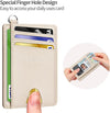 Slim Minimalist Front Pocket Wallet, RFID Blocking Credit Card Holder Wallet with Detachable D-Shackle for Men Women