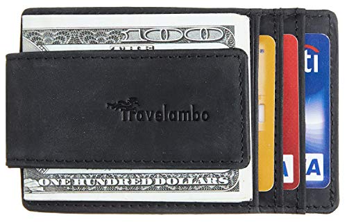 Travelambo Womens Walllet RFID Blocking Bifold Multi Card Case Wallet with  Zipper Pocket 