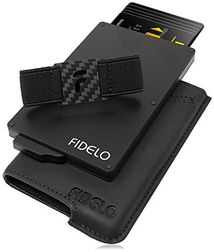  Tactical Minimalist Wallet for Men, Slim RFID-Blocking
