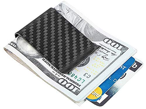 CL CARBONLIFE Carbon Fiber Money Clip Wallet