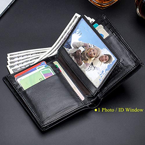 Men's Wallet with 16 Credit Card Slots Genuine Leather - Special Sale