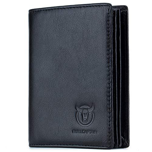 Dicasser RFID Blocking Mens Wallet Men's Genuine Leather Wallet and Zipper  Coin Pocket Bifold Purse with Chain Credit Card Holder Genuine Leather Gents  Wallets Slim Purse (Light Brown) - Walmart.com