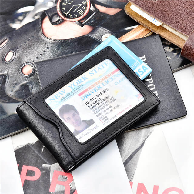 CONTACT'S Passport Holder Men Genuine Leather Thin ID Card Holder for  Passports Vintage Passport Cover Travel Wallet Crazy Horse
