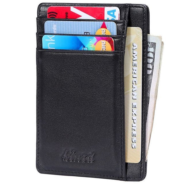 The Kenai Slim ID Wallet - Top Grain Leather, Light Brown